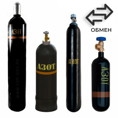 Обмен азотных баллонов в Битцах